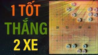 Thế cờ kỳ lạ - 1 Chốt thắng cả 2 Xe 