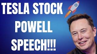  TESLA STOCK POWELL SPEECH!! TSLA, SPY, ES, NVDA, AAPL, QQQ, COIN, META, & AMZN PREDICTIONS!! 