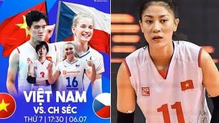 Full trận | VIỆT NAM vs CỘNG HÒA SÉC | bóng chuyền nữ giải FIVB Challenger cup  2024