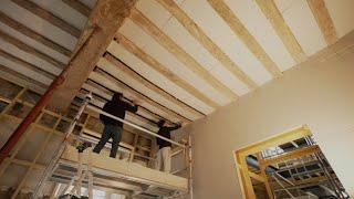 How To Plaster a Tudor Ceiling