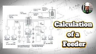 ️ Sizing the feeder of a group of motors and other loads  ( CALCULATION OF A FEEDER )️