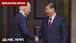 Biden meets with Chinese President Xi Jinping