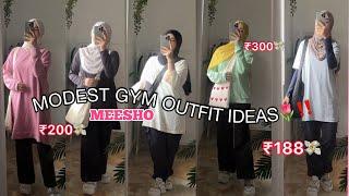 Modest Gym outfit from meesho ‼️gymhaul ‼️affordable Meesho finds️ must watch