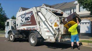 Whitetail Disposal Mini NewWay Rear loader garbage trucks