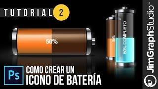 Como Crear un Icono de Bateria con Estilos de Capa en Photoshop