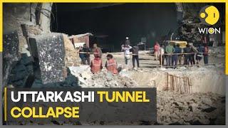 Uttarakhand tunnel collapse | At least 40 people trapped in Uttarkashi tunnel collapse | WION