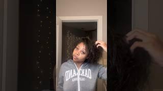 How to do a silk press on 4B natural hair #shorts #naturalhair #short