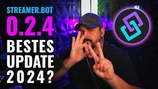 ️TWITCH HIGHLIGHT️ Streamer.bot 0.2.4 - Jetzt der beste Bot? #streamerbot #update #2024