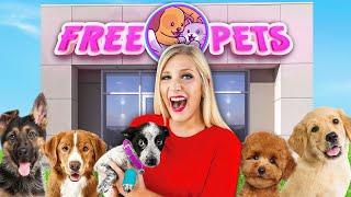 I Opened a FREE Pet Store!