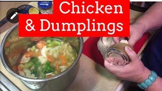 Chicken & Dumplings/Instant Pot Cook with me/ Fall Food Friday #2