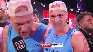 Tyson Fury UNLEASHES expletive-filled rant after Usyk face-off! 