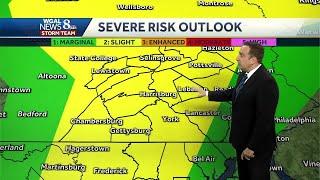 Tornado watch in effect for parts of South-Central Pennsylvania