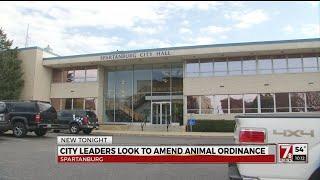 Spartanburg City leaders look to amend animal ordinance