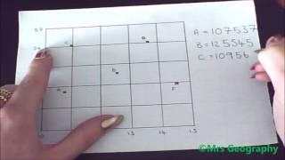 How to find a six figure grid reference