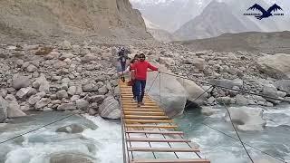 Thrilling Experience on Rainbow  Bridge || Crystal Water || Passu Cones || Karakoram Eagles ||