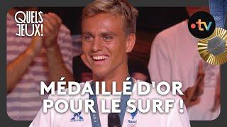 Kauli Vaast, premier médaillé d'or du surf français : "unique dans une vie" - #QuelsJeux 08 août