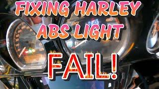 Diagnosing Harley Touring ABS Light - Part 1 - Brake Flush