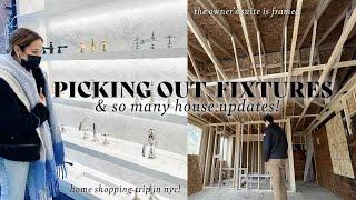 BIG Construction Updates + Shopping for Fixtures in NYC | House Go Big or Go Home | By Sophia Lee