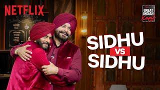 Sunil Grover's ICONIC Siddhu Paaji Mimicry  Ft. Navjot Singh Sidhu, Harbhajan Singh | #TGIKS