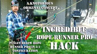 INCREDIBLE Rope Runner HACK for Arborists & Tree Climbers (A Knotorious Original Concept)!