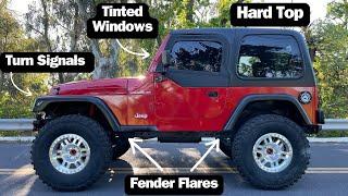 Jeep Wrangler Tj Refresh and Hardtop Restoration - Panting My Hardtop and Fender Flares