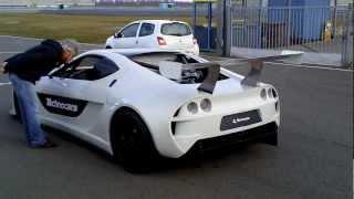 Hansen GTR Prototype 6.0 W12 On The Track - Flyby's - HD