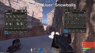 How A 'Zen User' Snowballs - Rust Console Edition