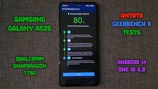 Galaxy A52s / Snapdragon 778G - ONE UI 6.0 (Android 14) - AnTuTu Benchmark & Geekbench 6 Test