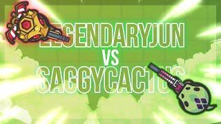 1v1 LegendaryJun VS SaggyCactus | ZombsRoyale.io (Edited By SaggyCactus)