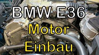 BMW E36 Motor Einbauen