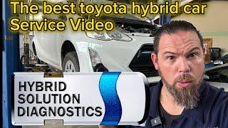 Toyota hybrid car service video