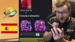 We Opened 55 Elite Plus Player Packs in FIFA Mobile 22, And Made Our Biggest Ever!