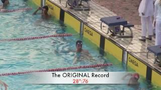 Mostafa ElBaradie 50m Freestyle Finals - NEW RECORD - Cairo Zone - September 2010