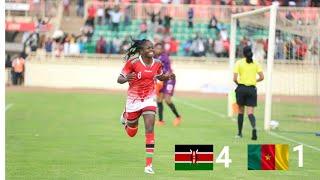 Harambee Starlets (Kenya) vs Cameroon (4-3) Penalty shootout Highlights || 2023