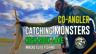 Co-Angler - CATCHING MONSTERS at High Rock Lake - Tamarac - Tim United BassMasters