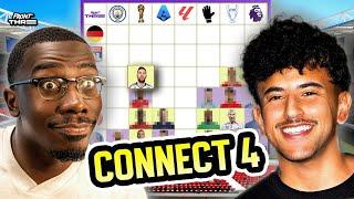 We played FOOTBALL CONNECT 4 against RIADH  (and got battered?!)  @justriadhTV