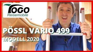 ️️ ULTRA-KOMPAKT: PÖSSL VARIO 499 | 2020  TOGO REISEMOBILE | unter 5 m | Ideal für Städtereisen