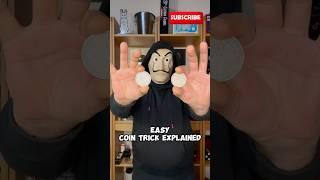 COIN TRICK THAT YOU CAN DO TOO 🪄 #magic #foryou #tutorial #tricks