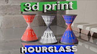 Best Designer Clock Hourglass 3D Printed