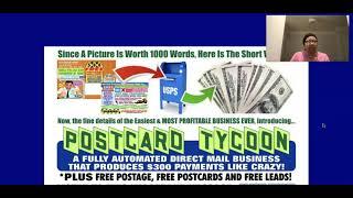 The Postcard Tycoon Review Make $300 A Day Affiliate Marketing Work From Home Passive Income