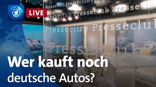 Deutsche Autoindustrie in der Krise | ARD-Presseclub