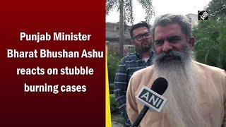 Punjab Minister Bharat Bhushan Ashu reacts on stubble burning cases