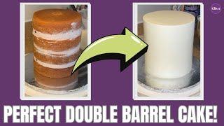 Updated DOUBLE BARREL Cake Tutorial!