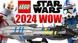 LEGO Star Wars 2024 UPDATE: CLONE WARS FIVES & Darth Malak Minifigures! + Invisible Hand MIDI-SCALE!