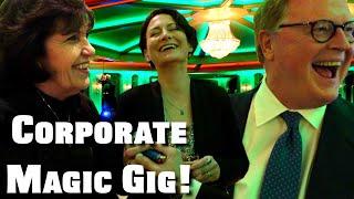 Real World CORPORATE Magic Gig | Walk Around Magic