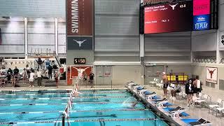 Shaine Casas  200 Freestyle Time Trial at Texas Invitational Thursday November 21 2024