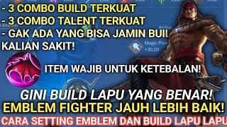 SERIUS GAK SUKA BUILD INI? ANEH! SET BUILD LAPU LAPU TERSAKIT DAN TERKUAT 2024 BUILD LAPU TERSAKIT