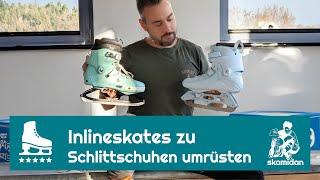 Eiskufen für Inlineskates | Inlineskates in Schlittschuhe umbauen | Schlittschuhkufen | Eislaufen