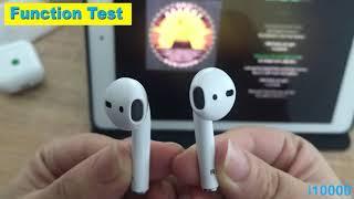 ANÁLISE FONE SEM FIO I10000 tws airpods perfect clone i12 i7s i9000 i9s / Português  Brasil iPhone11