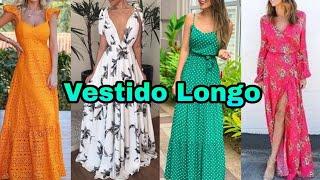 Ideais de Looks usando vestido longo 